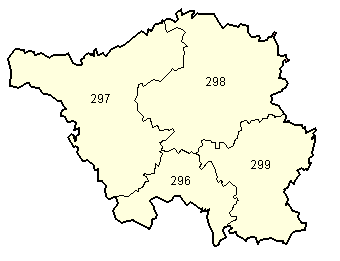 Map of Saarland